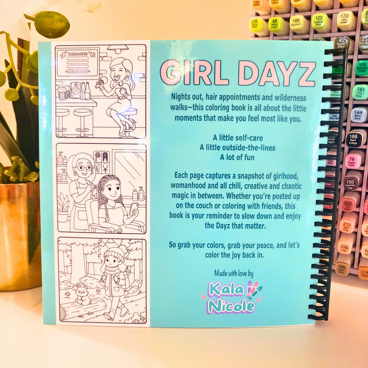 Girl Dayz Coloring Book