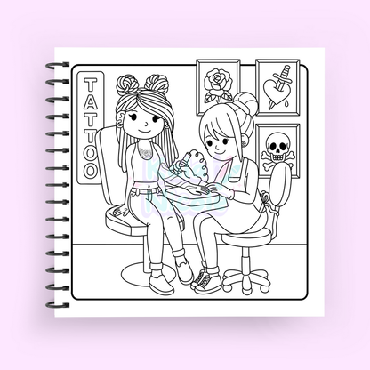 Girl Dayz™ Coloring Book