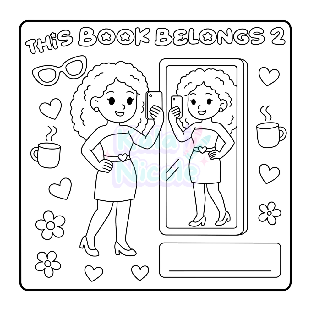 Girl Dayz™ Digital Coloring Book (Instant Download)