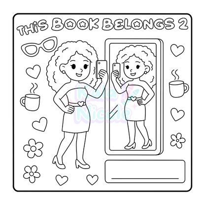 Girl Dayz™ Digital Coloring Book (Instant Download)