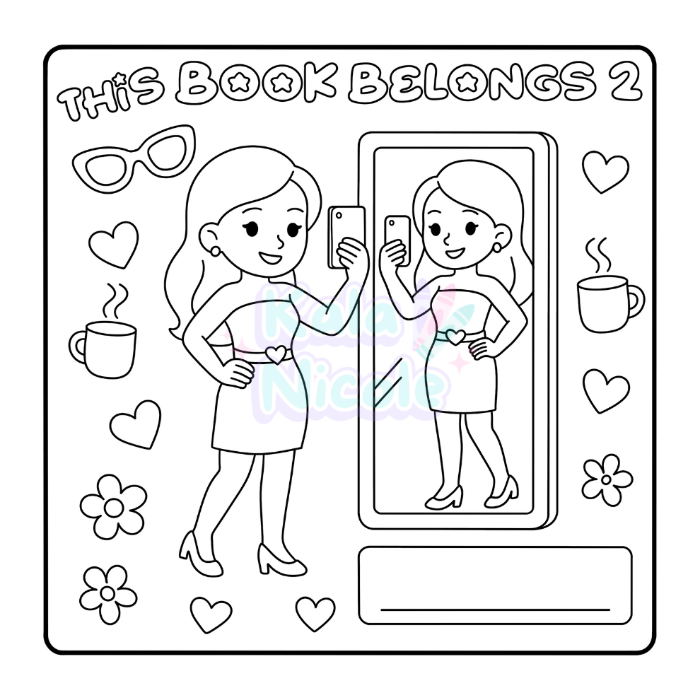 Girl Dayz™ Digital Coloring Book (Instant Download)