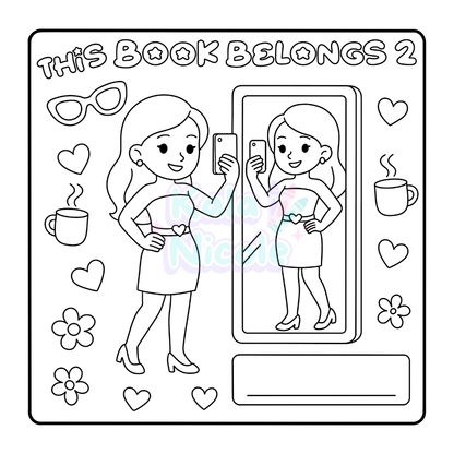Girl Dayz™ Digital Coloring Book (Instant Download)
