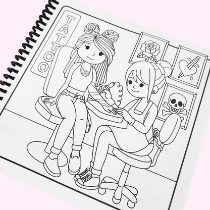 Girl Dayz Coloring Book