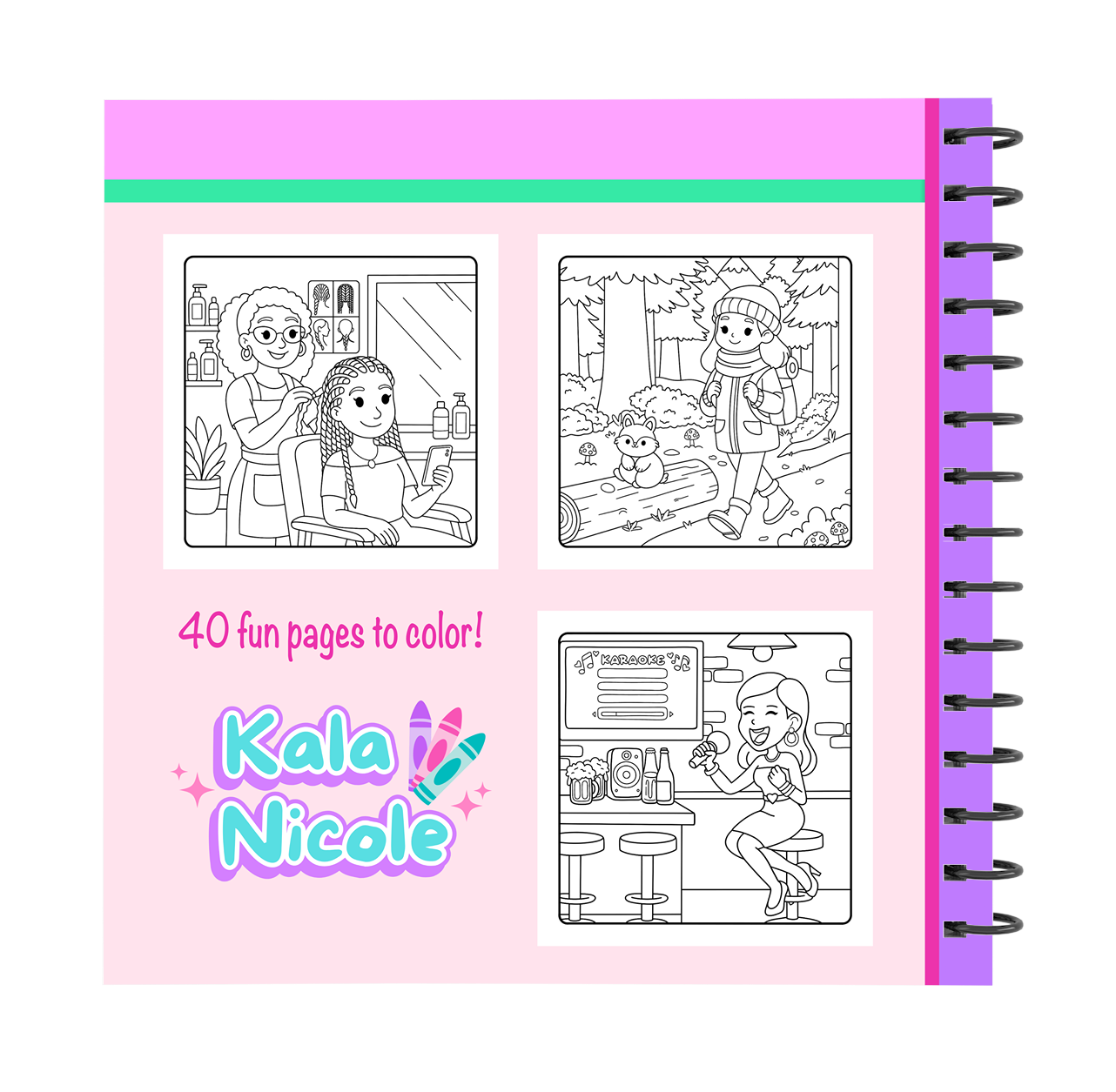 Girl Dayz™ Coloring Book