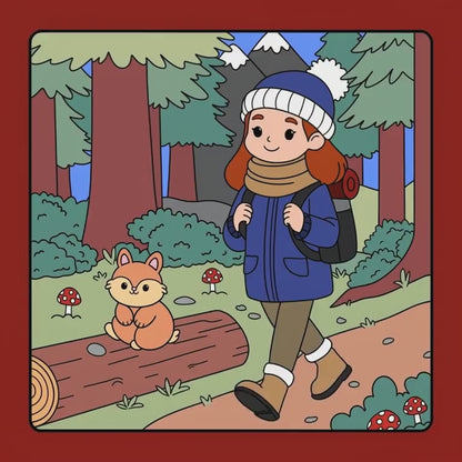 Girl Dayz™ Digital Coloring Book (Instant Download)